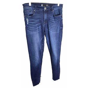 Kut From the Kloth Women's Sz 4‎ Donna High Rise Ankle Skinny Jeans Distressed
